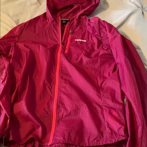 Magenta Patagonia windbreaker